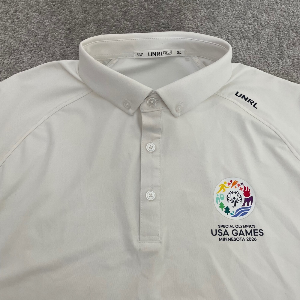 UNRL Golf Polo Shirt Mens Extra Large Pique Pro Special Olympics USA Games 2026